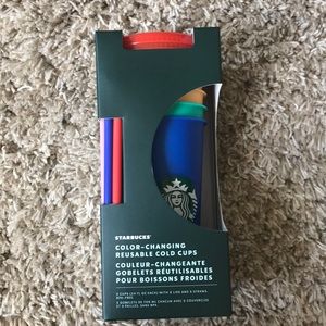 Starbucks Color Changing Cups- 5 pack
